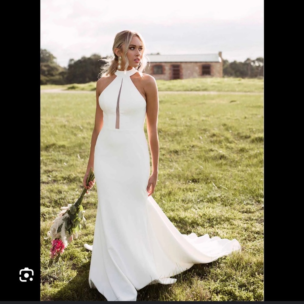 Martina Liana Bridal, style 1341, size 10 - altered with bustle